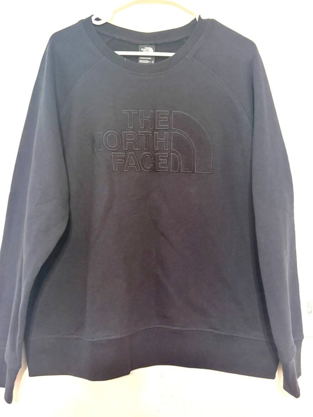 Women's The North Face Black Sobranta Crewneck Logo Sweatshirt Size‎ XXL